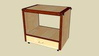 Swivel-Topped Tool cabinet