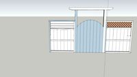 Louvered fence and gate panels
