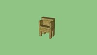 Wooden Box Chair