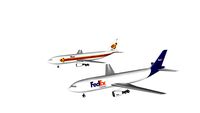 Airbus A300 FedEx And Thai Airways Internataional