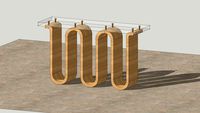 Bentwood Console Table