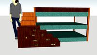 triple bunkbed