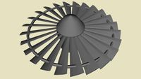jet engine main fan
