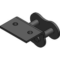 Bent attachments, one side