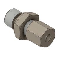 Straight fitting for pipe