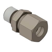 Straight fitting for pipe