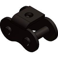 Bent over chain attachments, one side