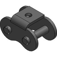 Bent over chain attachments, one side