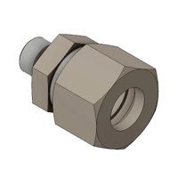 Straight fitting for pipe