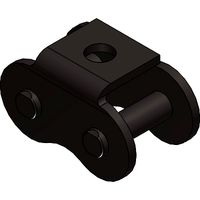 Bent over chain attachments, one side