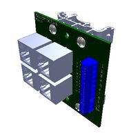 RJ50 10P10C 4-Way Buss Breakout Board