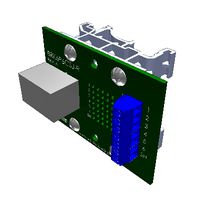 RJ11 RJ12 6P6C Shielded Jack Breakout Board