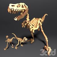 Деревянный конструкто "Velociraptor"