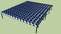 Yuma AZ Airport West Solar parking shades