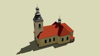 Kościół pw. św. Jakuba Apostoła Starszego w Lubichowej - 3D
