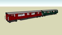 R33 Main Line 9068-9069 Redbird and Kale Green Scheme