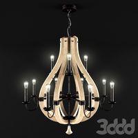 Middlefield Chandelier 12 candles by Fredrick Ramond