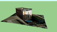 edificio con piscina