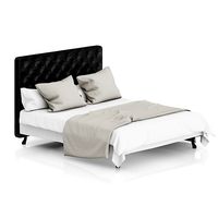 Black Leather Bed