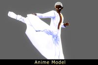 Anime Character : Code:Berserker (White coat / Contain VRM)