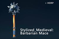 Stylized_Medieval: Barbarian Mace