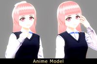 【Discount Package】Anime Character : Female011 (Two types / Contain VRM)