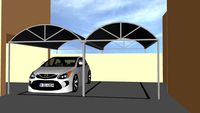 Garagem em Policarbonato Alveolar...