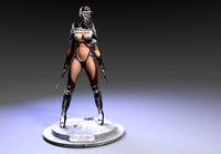 Bellona ready pose | 3D