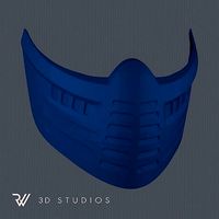 MK11 Sub-Zero Mask V2 - Klassic - STL File | 3D