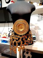 Freya belt buckle and coins from God of War | 3D