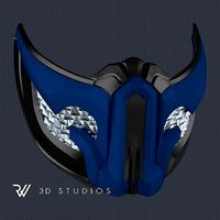 MK11 Sub-Zero Mask V1 - STL File | 3D