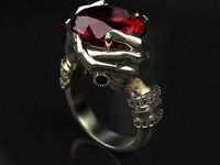 Werbsters  Wrath ring  -  Lucky-lady luck replica | 3D