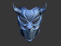 Princess Kitana samurai mask for face from Mortal Kombat 11 | 3D