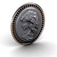 Cameo Brooche 001 | 3D