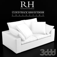 CLOUD TRACK ARM OUTDOOR sofa