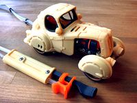 Pneumatic Toy Car With Body Kits | 3D