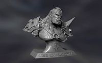 ORK-Warcraft The Executioner portrait | 3D