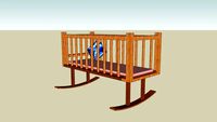 rocking baby cot