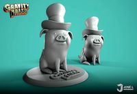 Gravity Falls - Pato pig so cute | 3D