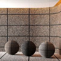 Hemase Mat 03 - Exposed Aggregate Concrete - 3 Color