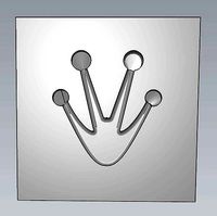 MakeIT Alien Foot Print Mold 3D Model With Top Frame