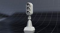 railway signal | 3D