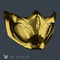 MK11 Scorpion Mask V1 - STL File | 3D