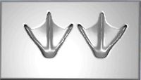 MakeIT Duck Foot Print Both Feet 3D Model