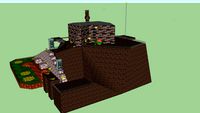 The whomp king's fortress from smg2, Wii