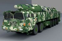 Chinese Army Dongfeng 26 Medium and long range missile