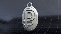 keychain ruble | 3D