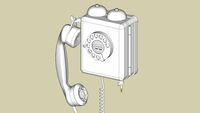 Wall Retro Phone