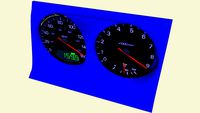 Car Parts Speed o meter dasher speed dails