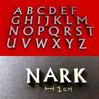 NARK  Font uppercase and lowercase 3D Letters STL FILE | 3D
